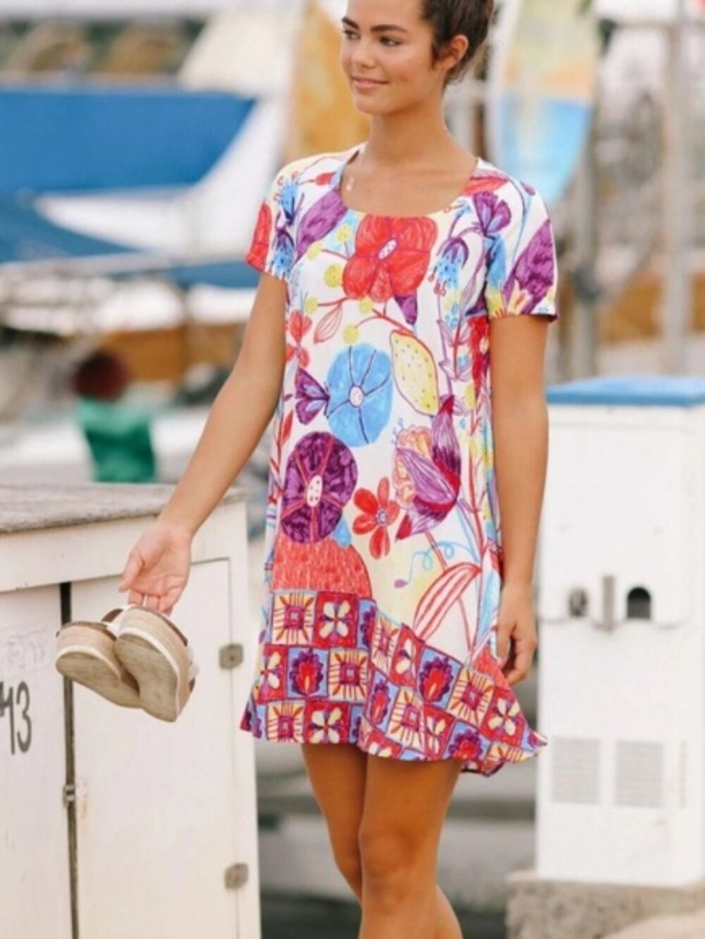 Jams World Doris Dress in Trinity